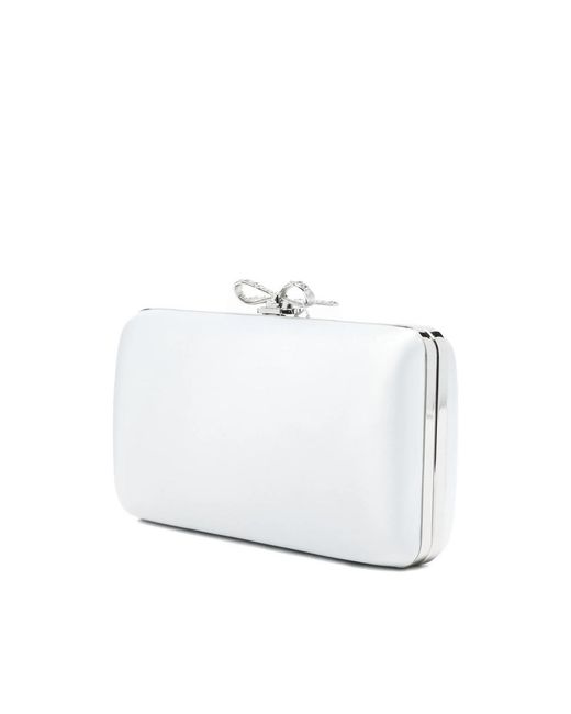 Self-Portrait White Clutch Bags