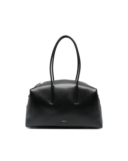 DeMellier London Black Stockholm Leather Tote Bag