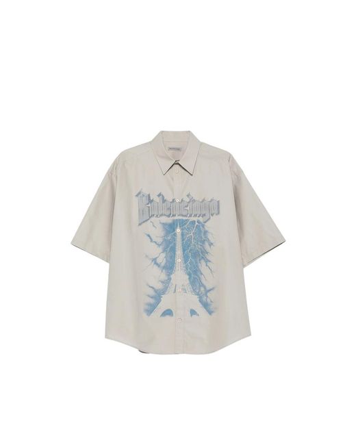 Balenciaga Gray Shirts for men