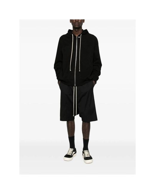 Rick Owens Black Windbreaker Jacket for men