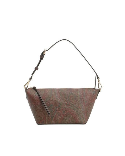 Etro Brown Shoulder Bags