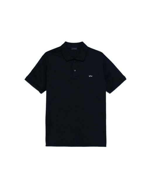 Paul & Shark Black Polo Shirts for men