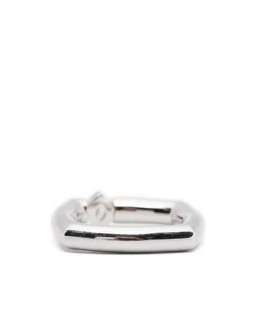 Tom Wood White Frame Slim Ring
