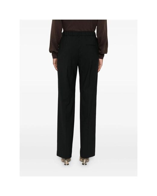 Covert Black Straight-Leg Trousers