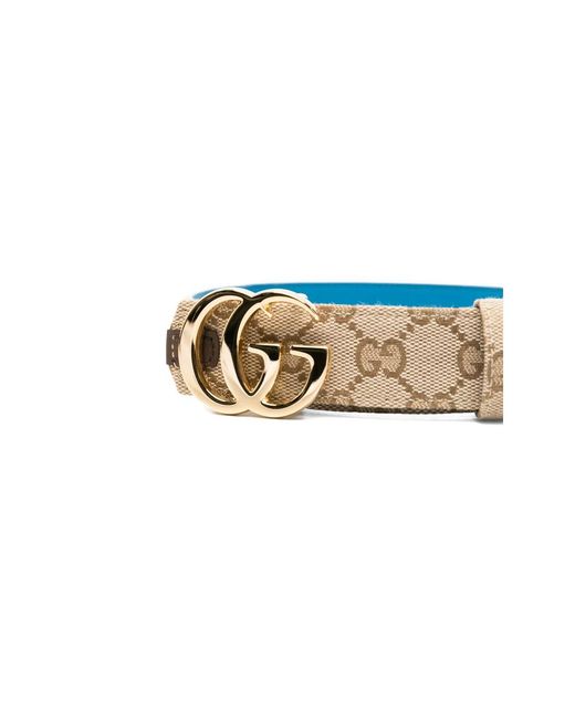 Gucci Blue Neutrals Belts