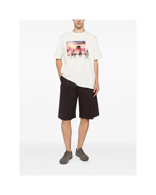 One Of These Days White The Day The Rains Came Graphic-Print T-Shirt for men