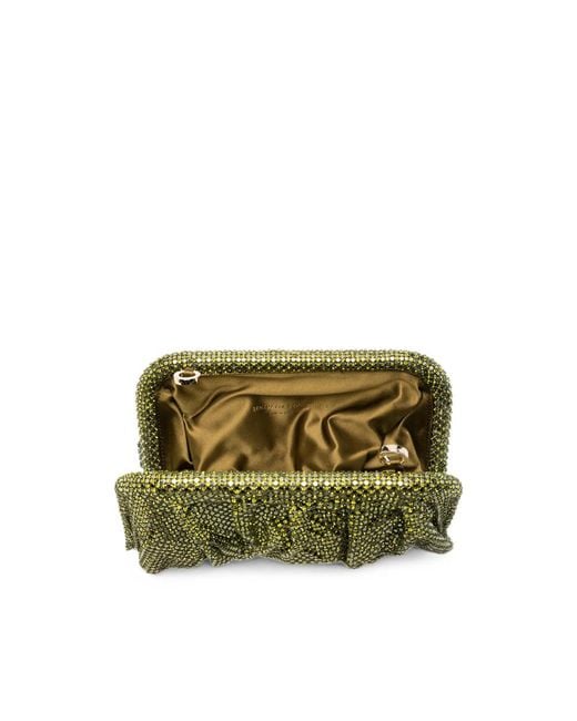 Benedetta Bruzziches Green Venus Clutch Bag