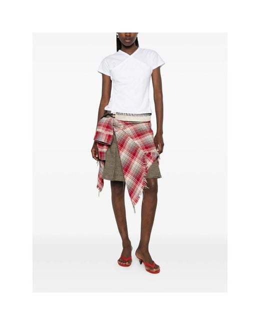 Paloma Wool White Olimpia Short-Sleeve T-Shirt