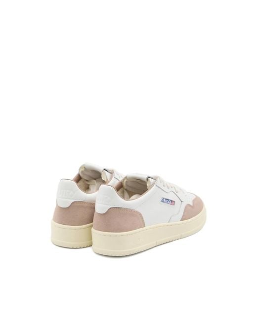 Autry White Sneakers Suede
