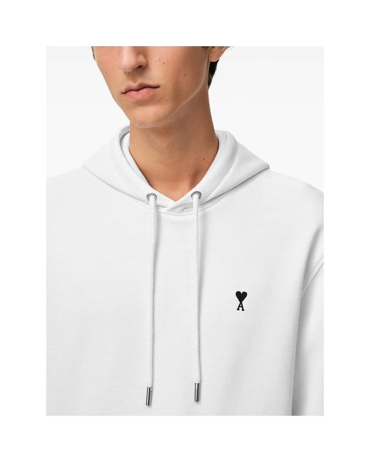 AMI White Hoodies for men