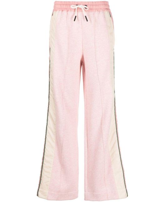 3 MONCLER GRENOBLE Pink Nylon Trackpants
