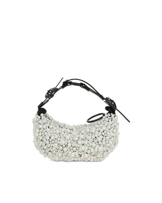 Innerraum Metallic Pearl-Embellished Shoulder Bag