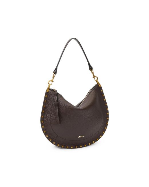 Isabel Marant Brown Oskan Soft Zip Shoulder-Strap Bag