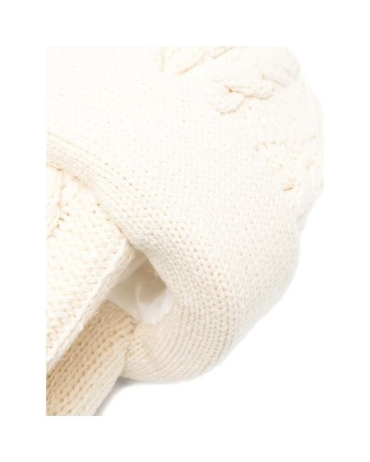 Duran Lantink Natural Cable-Knit Beanie