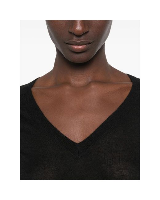 Joseph Black Cetus V-Neck Top