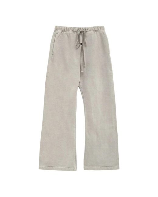 Fear Of God Gray Drawstring Flared Track Pants for men