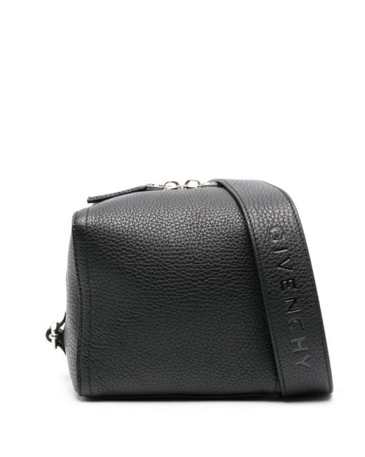Givenchy Gray Mini Pandora Leather Shoulder Bag for men