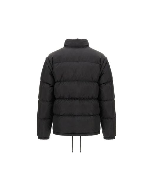 Prada Black Re-Nylon Down Jacket for men
