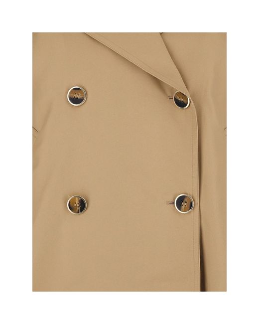 Twinset Natural Double-Breasted Jacket