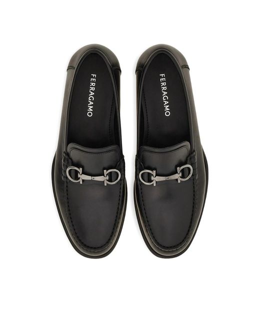Ferragamo Black Loafers for men