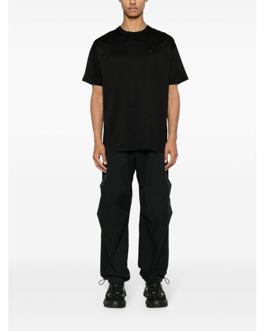 Givenchy Black 4G-Logo Cotton T-Shirt for men