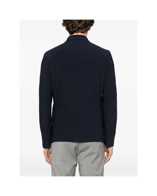 Eraldo Blue Peak-Lapels Blazer for men