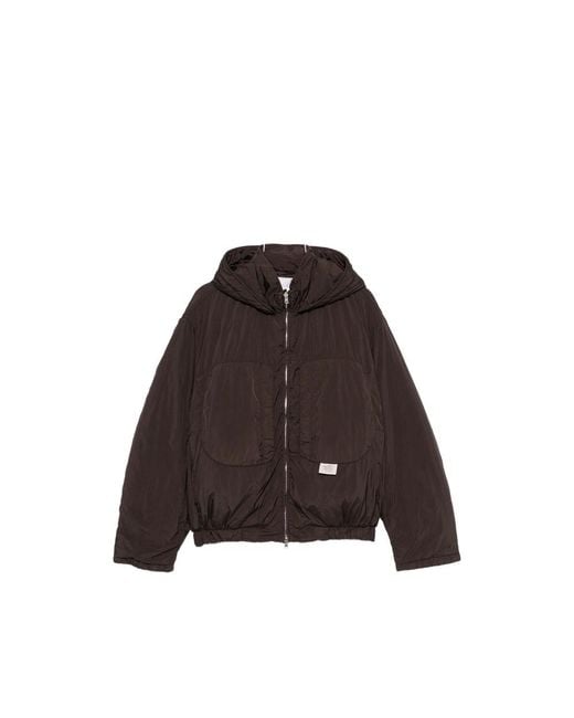 RANRA Brown Hooded Zip-Up Jacket for men