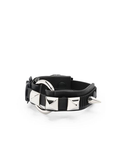 Innerraum Black Object B01 1 Spike-Studded Bracelet for men