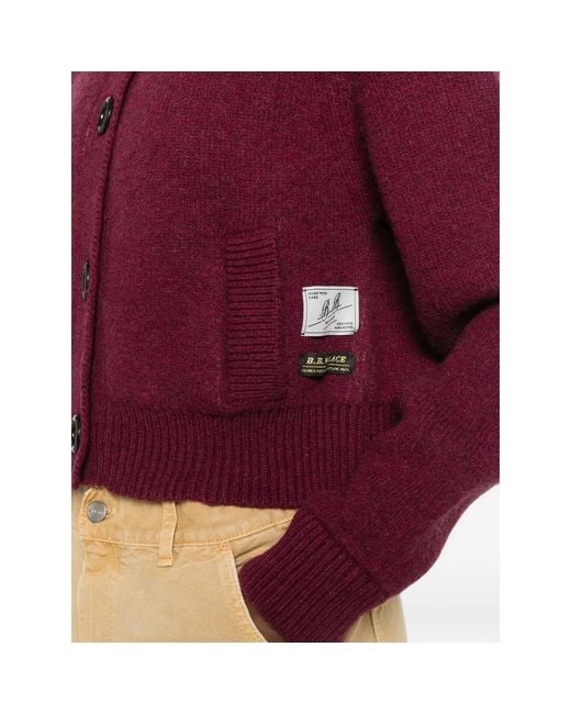 B.B. Wallace Purple B. B. Wallace Hesse Button-Up Raglan-Sleeve Cardigan