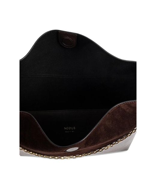 Neous Brown Tote Bag Pavo West Suede