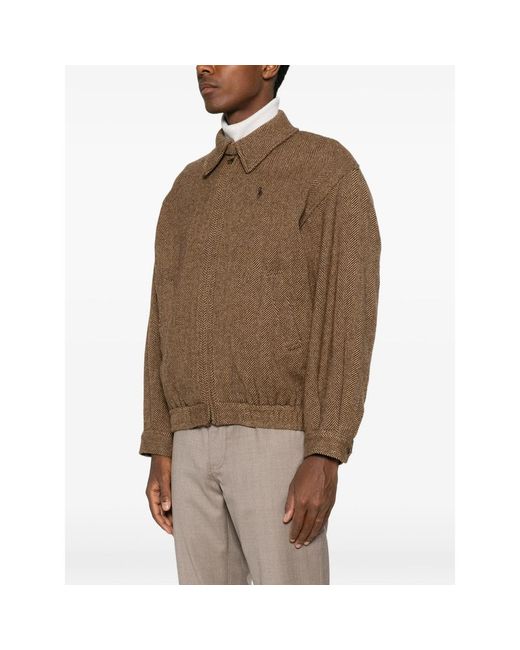 Ralph Lauren Brown Patterned Jacket for men