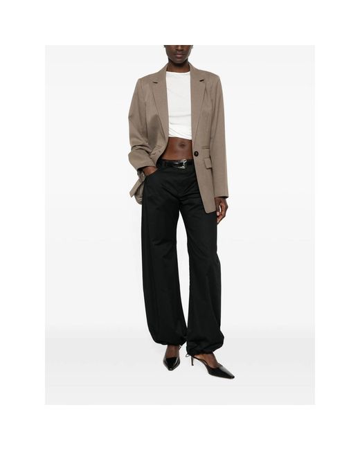 Gestuz Natural Single-Breasted Blazer