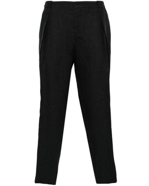 Briglia 1949 Black Pleat-Detail Trousers for men