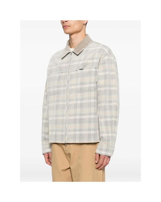 Represent White Shirt Jacket Miner for men