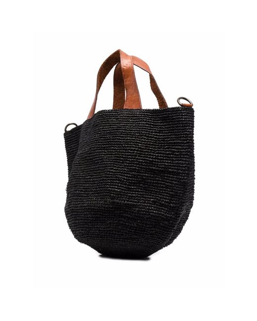 IBELIV Black Top-Handle Tote Bag