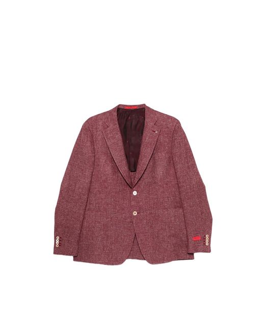 Isaia Jackets Red for men