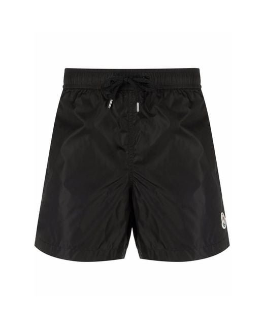Moncler Beachwear Black for men