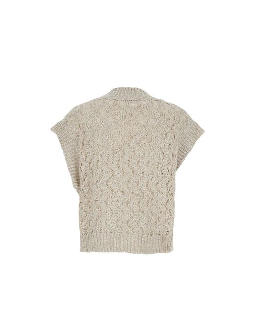 Brunello Cucinelli Natural Neutrals Tops