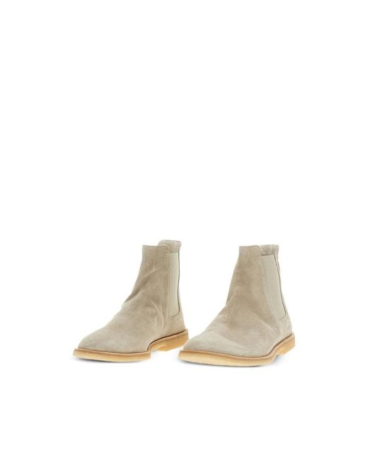 Common Projects Natural Chelsea Boots Calf Suede for men