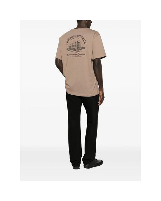 The North Face Natural Graphic-Print T-Shirt for men