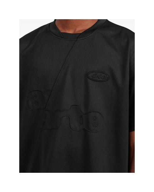 Arte' Black Logo-Detail T-Shirt for men