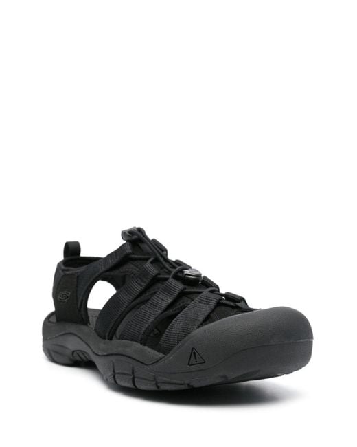Keen Black Newport H2 Cut-Out Sneakers for men