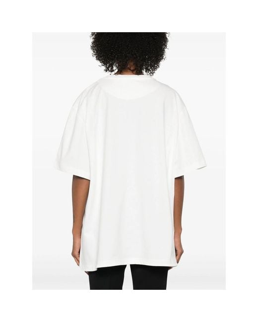 The Attico White T-Shirt Cotton