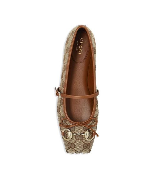 Gucci Natural Monogram Double G Pumps