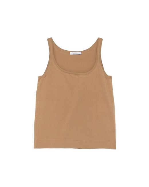 Max Mara Natural Neutrals Tops