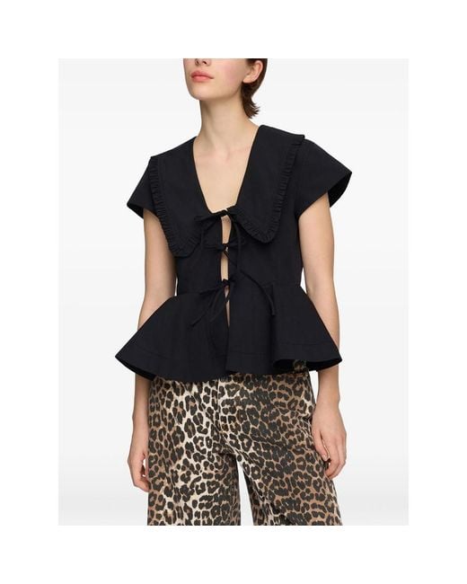 Ganni Black Tops