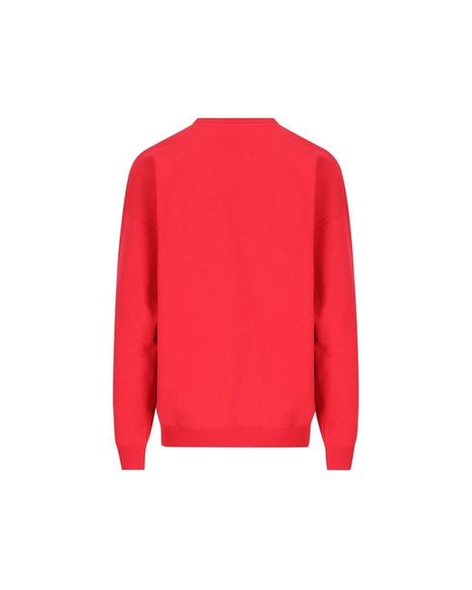 Saint Laurent Red Paris Sweatshirt