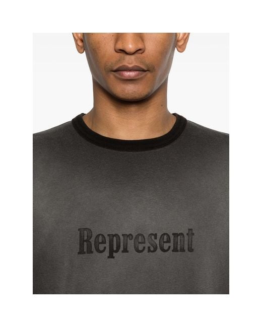 Represent Black T-Shirt for men