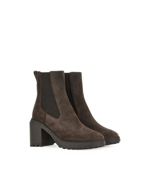 Hogan Brown H724 Boots