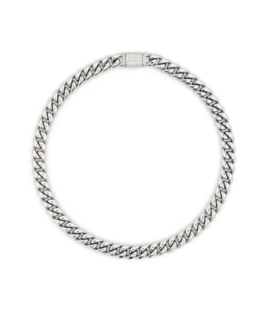 DARKAI White Cuban Chain-Link Necklace for men